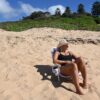 Luxe Beach Chair – Welcome to Paradise Chalk