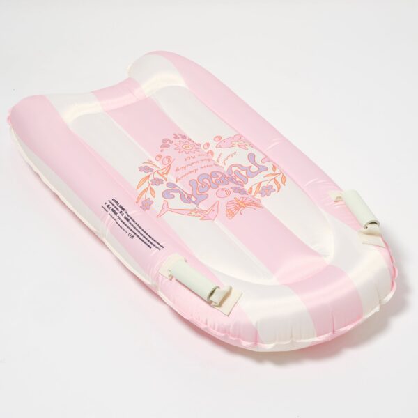 Kids Surf Mat – Dolphin Surf Co Pink Stripe