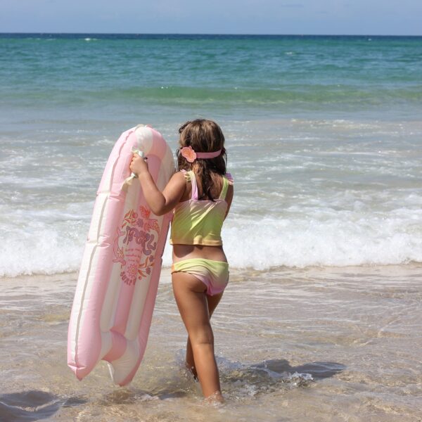 Kids Surf Mat – Dolphin Surf Co Pink Stripe