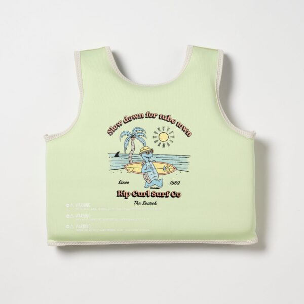 Kids Swim Vest 3-6 – Shred Turtle Aqua