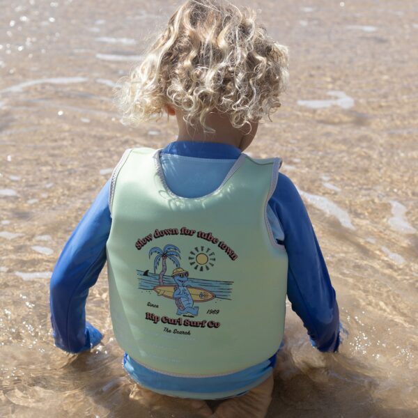 Kids Swim Vest 3-6 – Shred Turtle Aqua
