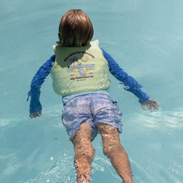 Kids Swim Vest 3-6 – Shred Turtle Aqua