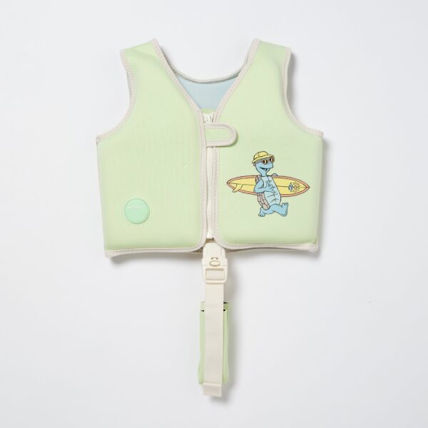 Kids Swim Vest 1-2 – Shred Turtle Aqua