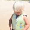 Kids Swim Vest 1-2 – Shred Turtle Aqua