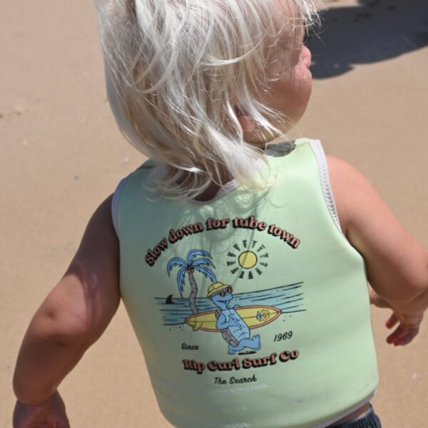 Kids Swim Vest 1-2 – Shred Turtle Aqua