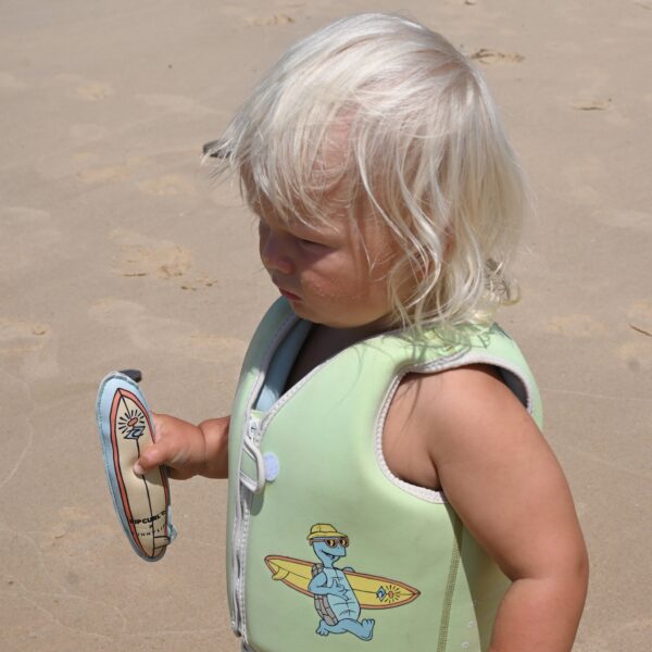 Kids Swim Vest 1-2 – Shred Turtle Aqua