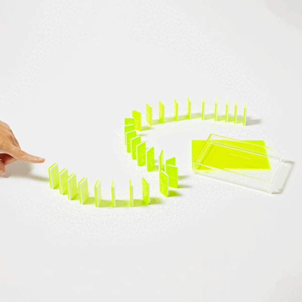 Lucite Dominoes – Limited Edition Neon