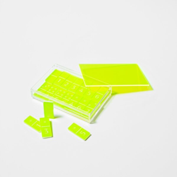 Lucite Dominoes – Limited Edition Neon