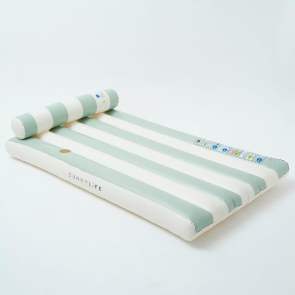 S3EXLLGR_1-3 Luxe Lilo – Green Stripe