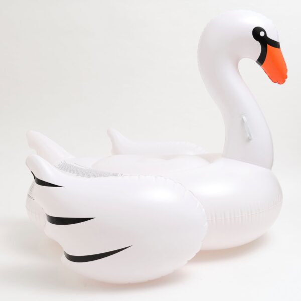 Luxe Ride-On Swan – White