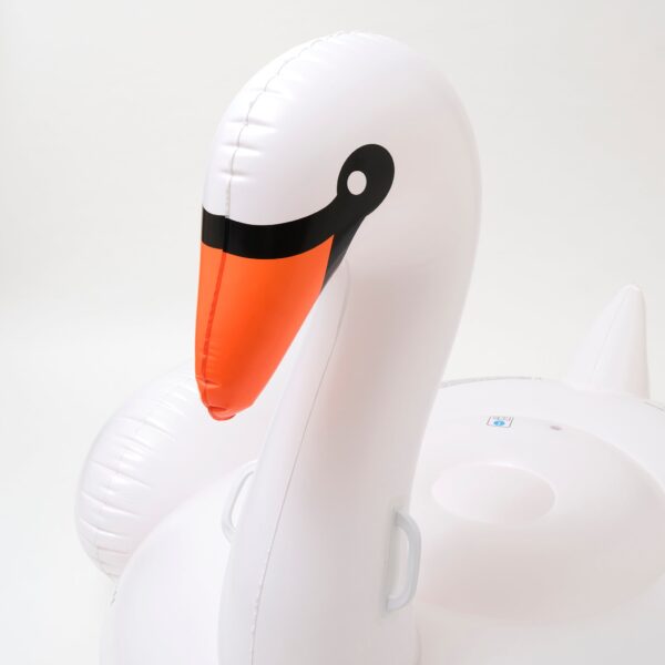 Luxe Ride-On Swan – White