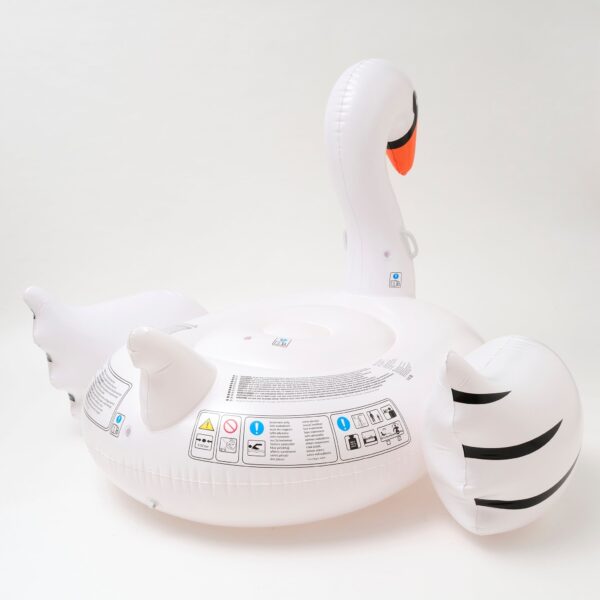 Luxe Ride-On Swan – White