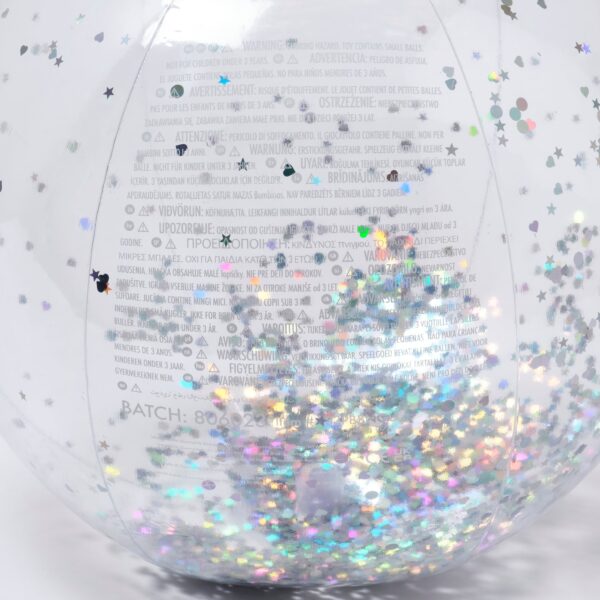Inflatable Beach Ball Glitter