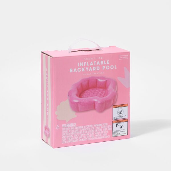 Inflatable Backyard Pool – Ocean Treasure Rose