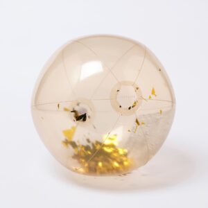 S3PIBBGO Inflatable Beach Ball – Disco Gold