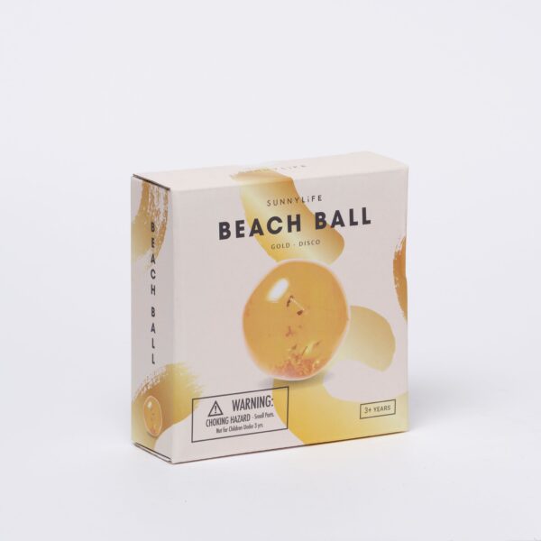 Inflatable Beach Ball – Disco Gold