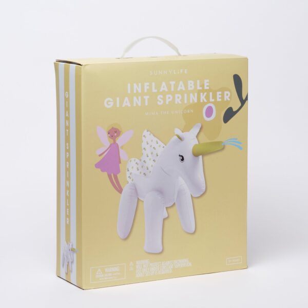 Inflatable Giant Sprinkler – Mima the Unicorn Lemon Lilac