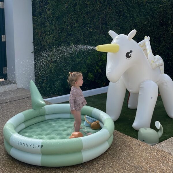 Inflatable Giant Sprinkler – Mima the Unicorn Lemon Lilac