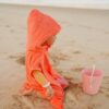 Beach Hooded Towel – Ocean Treasure Neon Rose