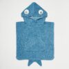 Beach Hooded Towel – Shark Tribe Deep Blue