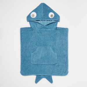 S3VBHTST Beach Hooded Towel – Shark Tribe Deep Blue