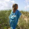 Beach Hooded Towel – Shark Tribe Deep Blue