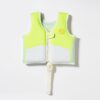 S3VEUMST Swim Vest 2-3 EU – Shark Tribe Blue Neon Citrus