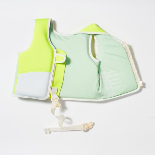 S3VEUMST_2 Swim Vest 2-3 EU – Shark Tribe Blue Neon Citrus