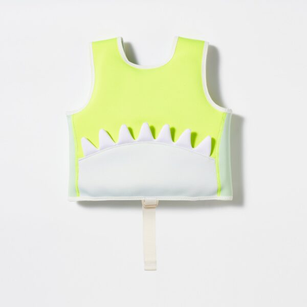 Kids Swim Vest 1-2 EU – Shark Tribe Blue Neon Citrus