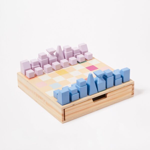 S3WWCHCK_1 Wooden Chess and Checkers – Majorelle