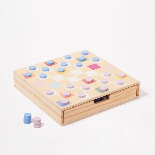 S3WWCHCK_3 Wooden Chess and Checkers – Majorelle