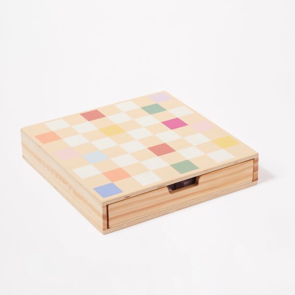 S3WWCHCK_4 Wooden Chess and Checkers – Majorelle