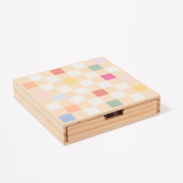 S3WWCHCK_G_1 Wooden Chess and Checkers – Majorelle