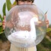 S413DBBM_L_2 3D Inflatable Beach Ball – Princess Swan Multi