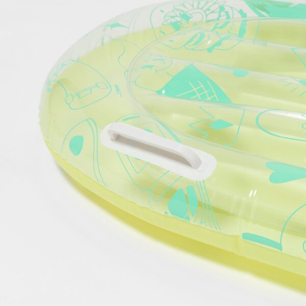 Inflatable Body Board – The Sea Kids Blue-Lime