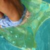 Inflatable Body Board – The Sea Kids Blue-Lime