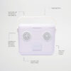 Beach Cooler Box Sounds Speaker – Rio Sun Pastel Lilac Cream