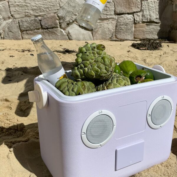 Beach Cooler Box Sounds Speaker – Rio Sun Pastel Lilac Cream