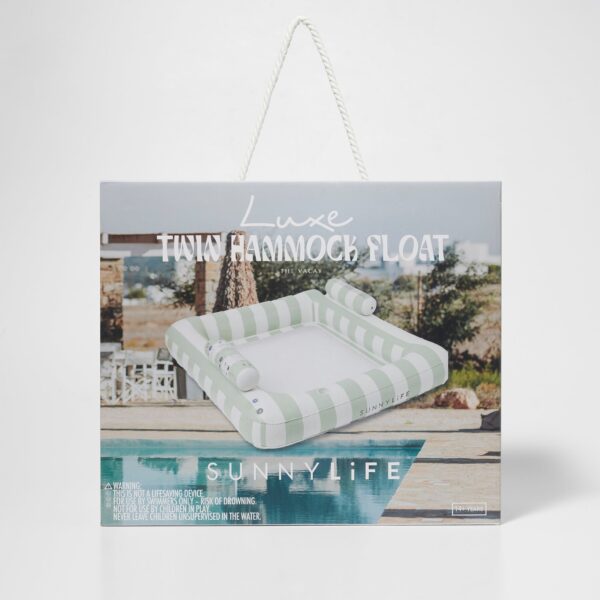 Luxe Twin Hammock Float – The Vacay Soft Olive