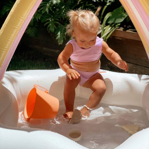 S41KPSWN_L_1 Kids Inflatable Pool – Princess Swan Multi