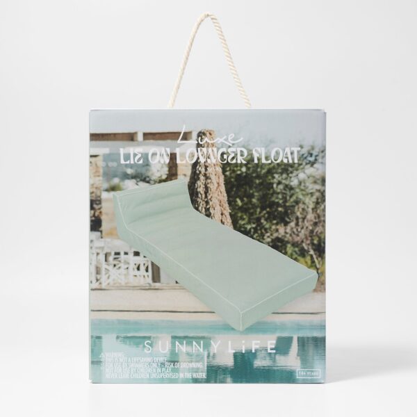 Luxe Lie-On Lounger Float – The Vacay Soft Olive