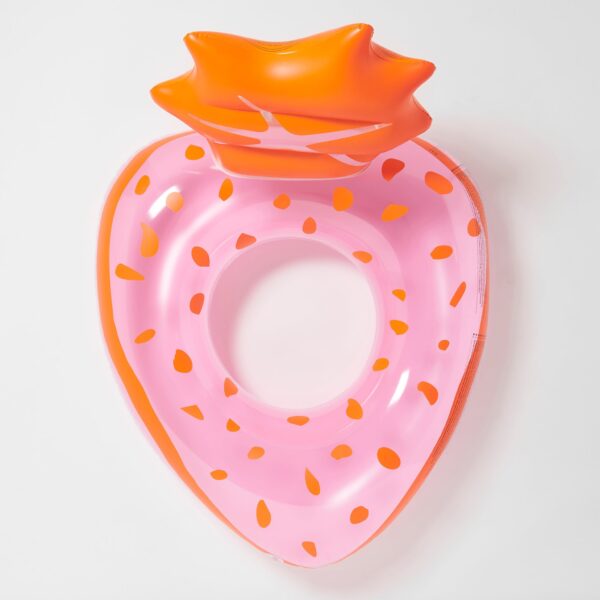 S41LPRST Luxe Tube Pool Ring – Strawberry Pink