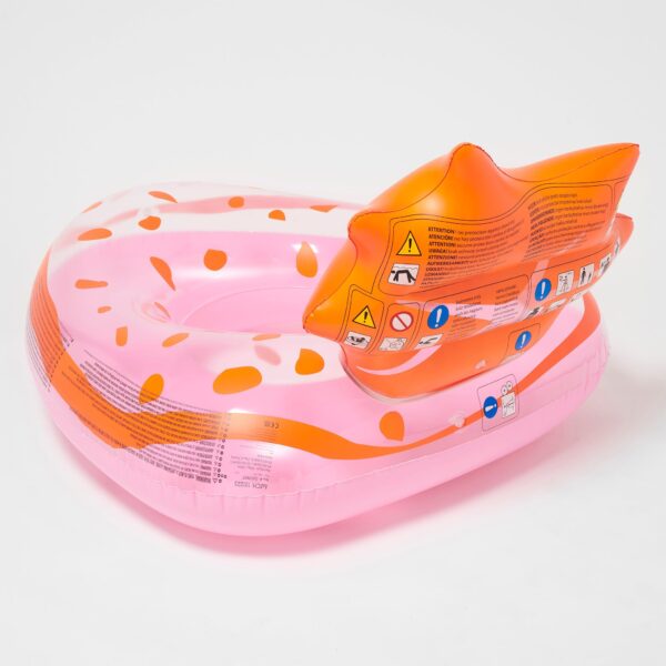 S41LPRST_2 Luxe Tube Pool Ring – Strawberry Pink