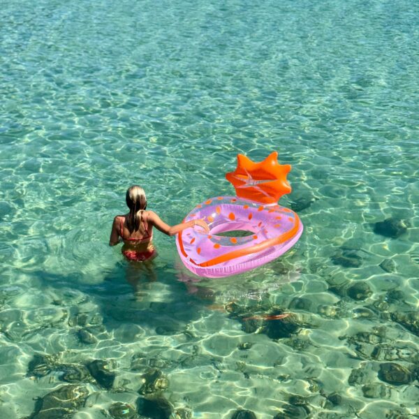 S41LPRST_L_2 Luxe Tube Pool Ring – Strawberry Pink