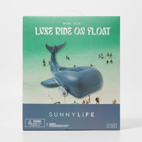 Luxe Ride-On Float – Moby Dick Navy