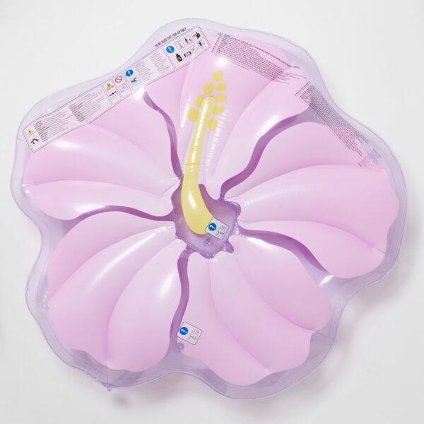 S41LXFLIL Luxe Lie-On Float – Hibiscus Pastel Lilac