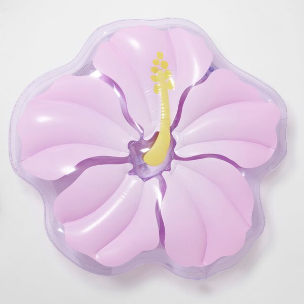 S41LXFLIL_1 Luxe Lie-On Float – Hibiscus Pastel Lilac