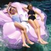 S41LXFLIL_L_2 Luxe Lie-On Float – Hibiscus Pastel Lilac
