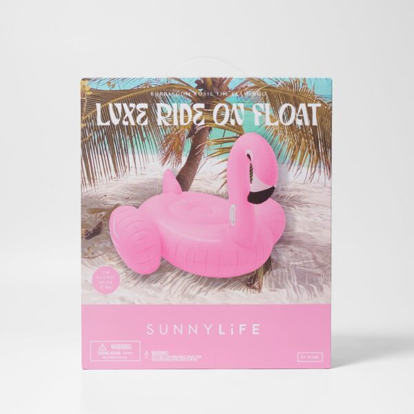 Luxe Ride-On Float – Rosie the Flamingo Bubblegum Pink