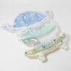 S41MLFSE_1 Kids Lie-On Float Burger Boy – The Sea Kids Blue-Lime